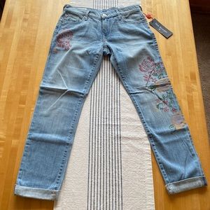 True Religion Liv Low Rise Relaxed Skinny